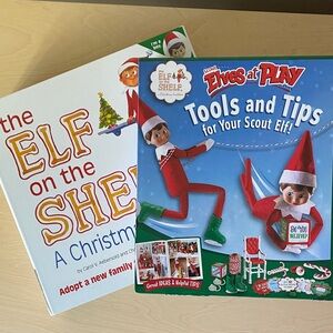 The Elf on the Shelf Blue Eyed Boy and Scout Elves at Play Tool Kit